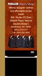 Mobile Screenshot of foellermensshop.com